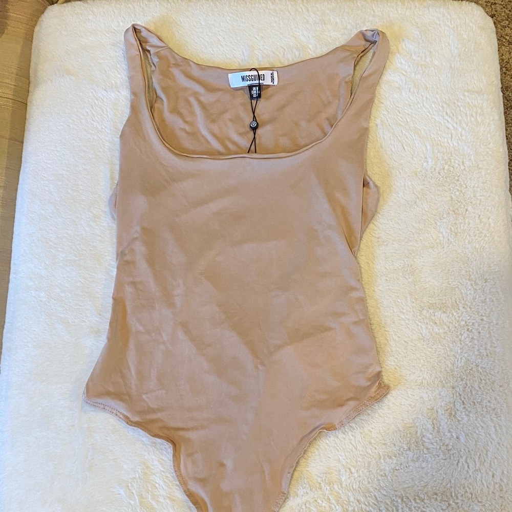 Missguided Beige Bodysuit